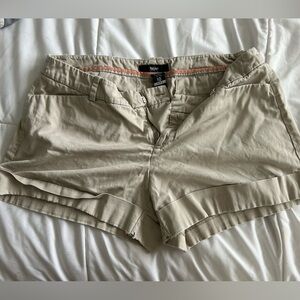 Women’s Tan Cargo Shorts, Sz. 10